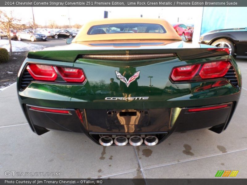  2014 Corvette Stingray Convertible Z51 Premiere Edition Lime Rock Green Metallic