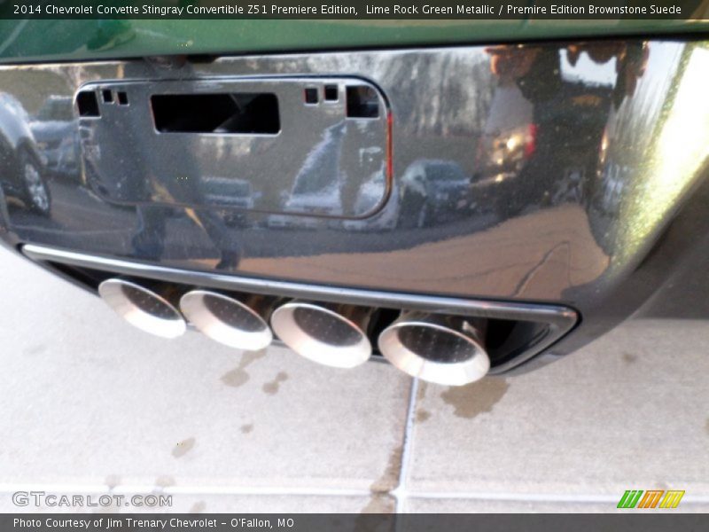 Exhaust of 2014 Corvette Stingray Convertible Z51 Premiere Edition