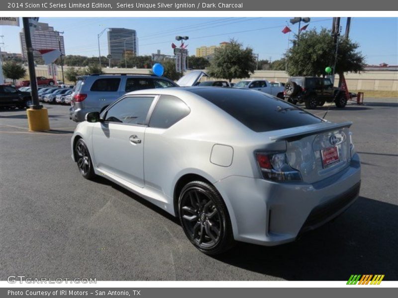 Series Unique Silver Ignition / Dark Charcoal 2014 Scion tC Series Limited Edition