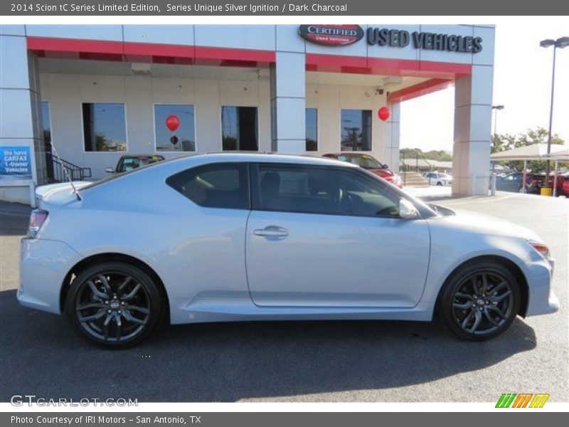 Series Unique Silver Ignition / Dark Charcoal 2014 Scion tC Series Limited Edition