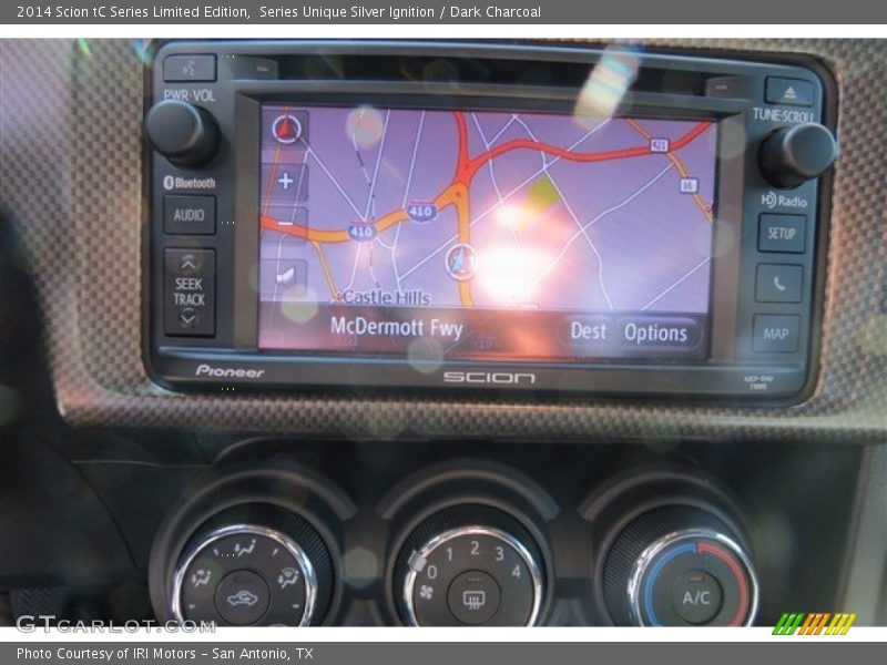 Navigation of 2014 tC Series Limited Edition