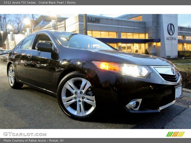 Crystal Black Pearl / Ebony 2012 Acura TSX Sedan