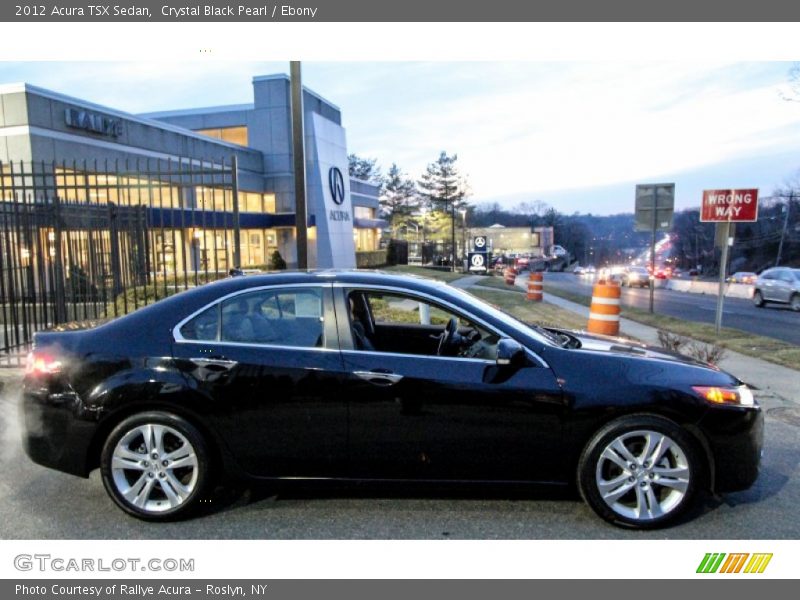 Crystal Black Pearl / Ebony 2012 Acura TSX Sedan