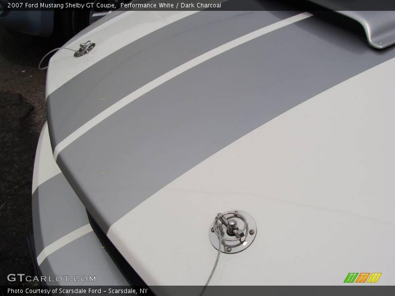 Performance White / Dark Charcoal 2007 Ford Mustang Shelby GT Coupe