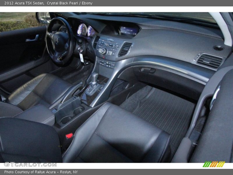 Crystal Black Pearl / Ebony 2012 Acura TSX Sedan