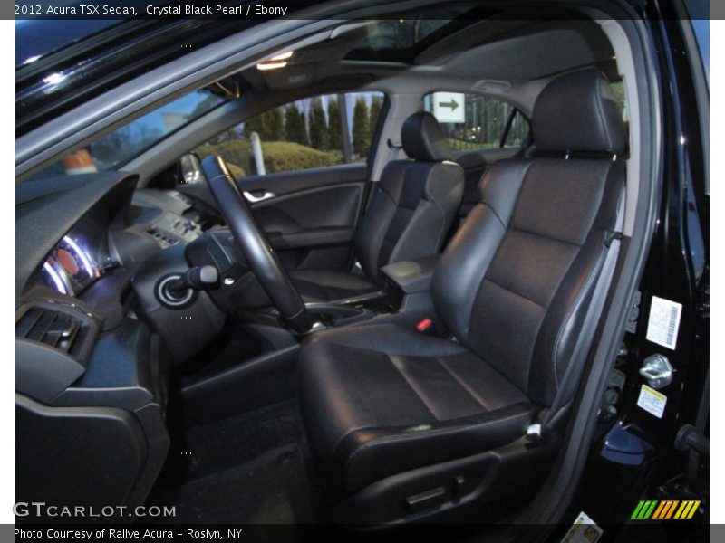 Front Seat of 2012 TSX Sedan