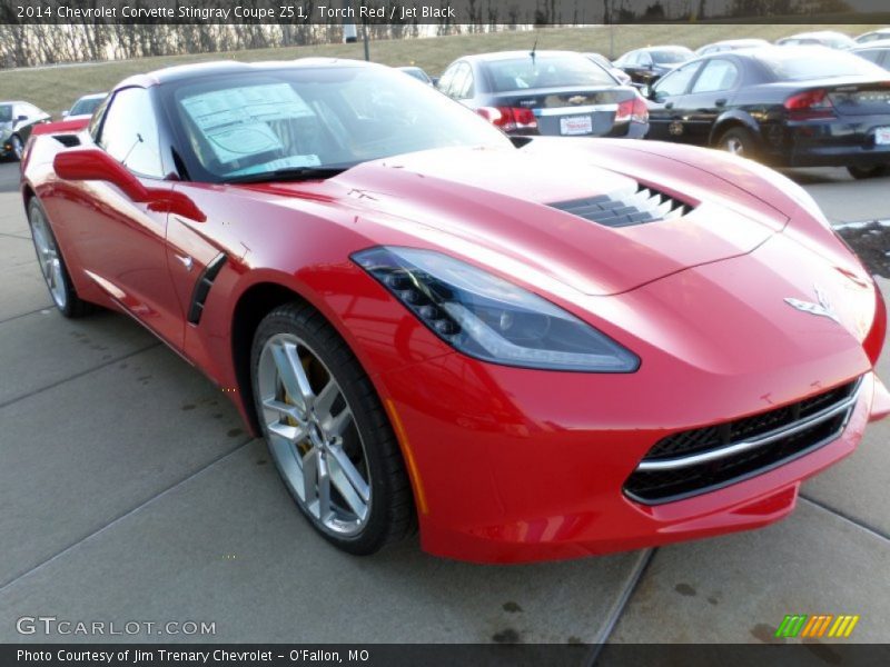 Torch Red / Jet Black 2014 Chevrolet Corvette Stingray Coupe Z51