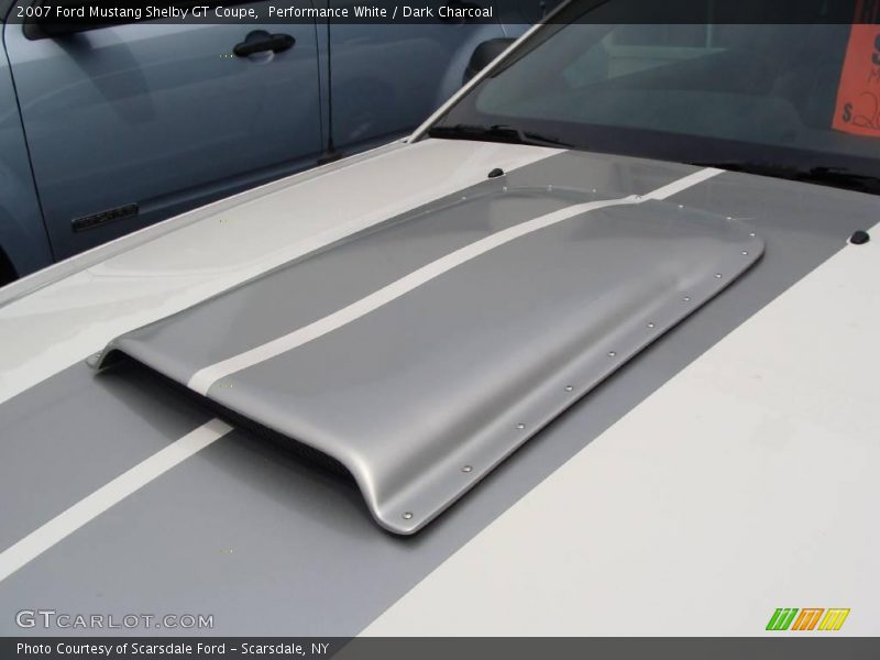 Performance White / Dark Charcoal 2007 Ford Mustang Shelby GT Coupe
