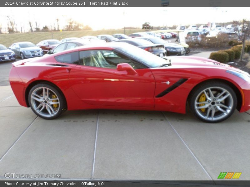Torch Red / Jet Black 2014 Chevrolet Corvette Stingray Coupe Z51