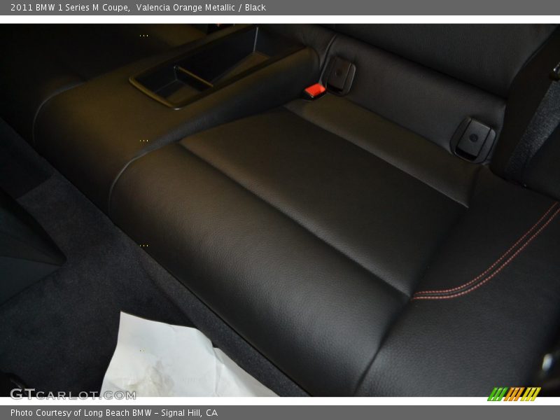 Valencia Orange Metallic / Black 2011 BMW 1 Series M Coupe