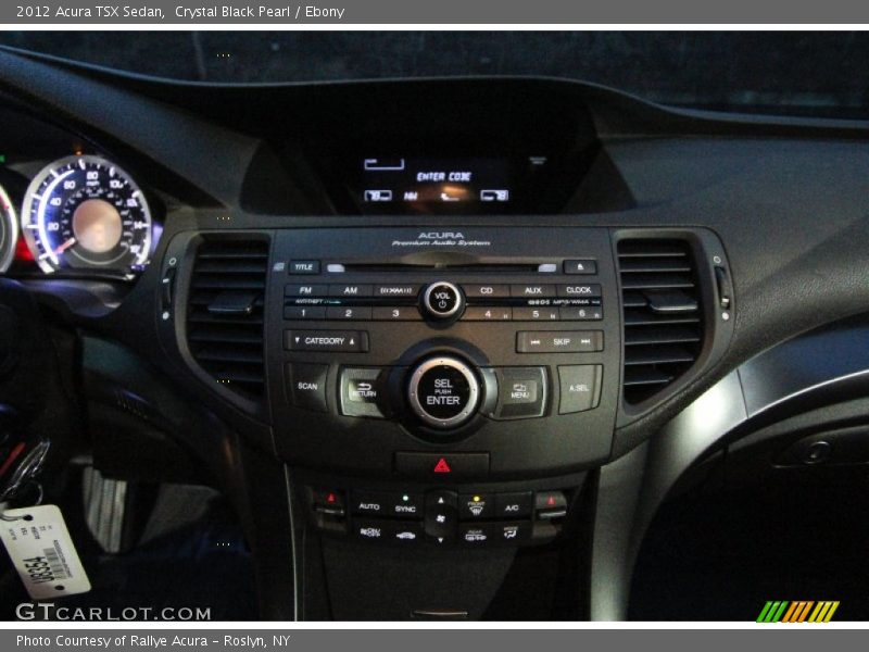 Controls of 2012 TSX Sedan