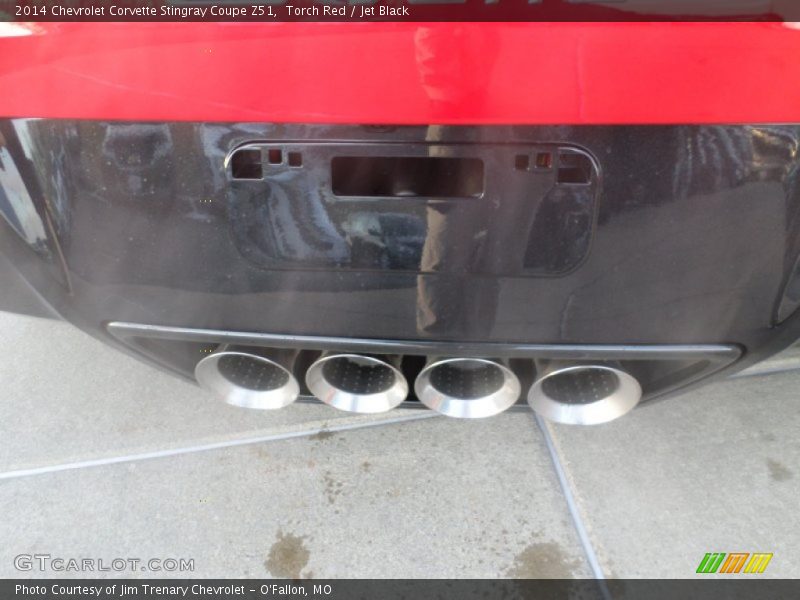 Exhaust of 2014 Corvette Stingray Coupe Z51
