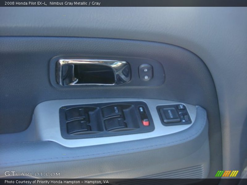 Nimbus Gray Metallic / Gray 2008 Honda Pilot EX-L
