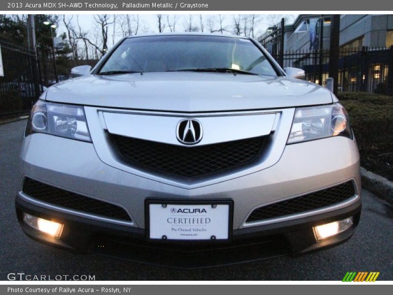 Palladium Metallic / Graystone 2013 Acura MDX SH-AWD Technology