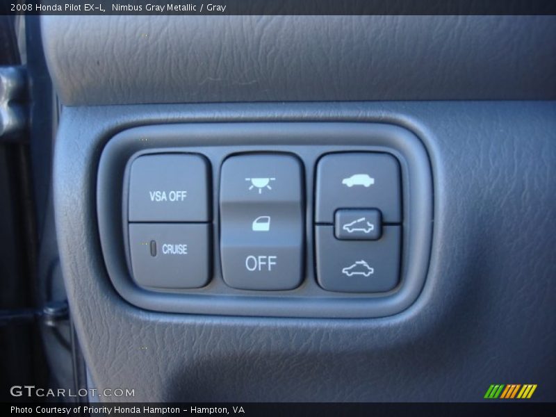 Nimbus Gray Metallic / Gray 2008 Honda Pilot EX-L