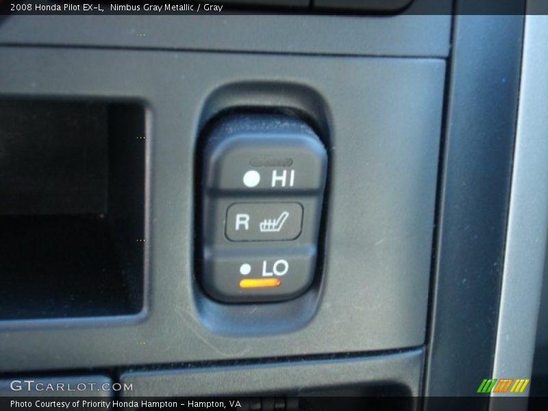 Nimbus Gray Metallic / Gray 2008 Honda Pilot EX-L
