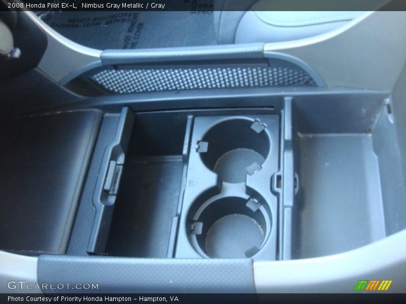 Nimbus Gray Metallic / Gray 2008 Honda Pilot EX-L