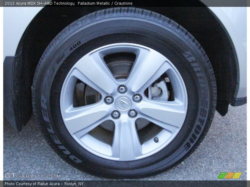 Palladium Metallic / Graystone 2013 Acura MDX SH-AWD Technology