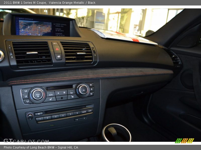 Valencia Orange Metallic / Black 2011 BMW 1 Series M Coupe