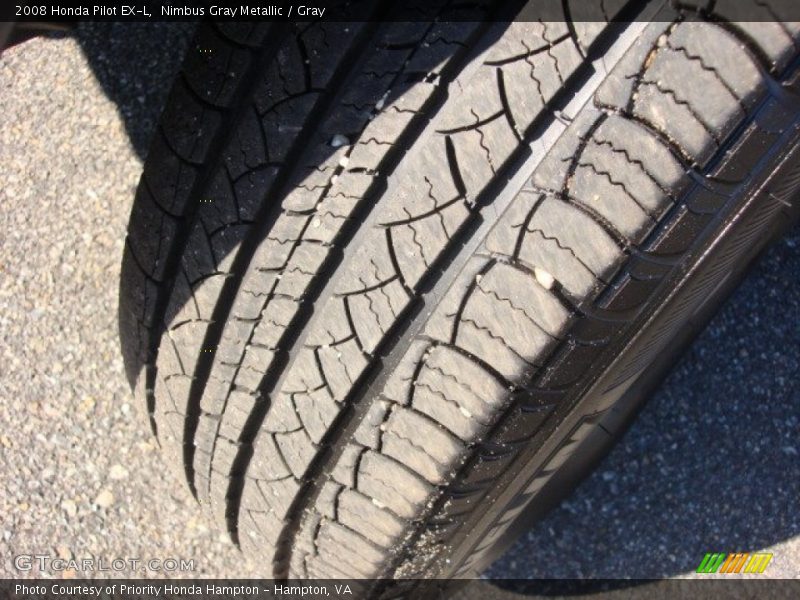 Nimbus Gray Metallic / Gray 2008 Honda Pilot EX-L