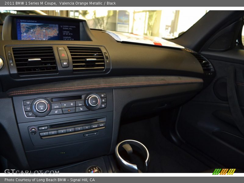 Valencia Orange Metallic / Black 2011 BMW 1 Series M Coupe