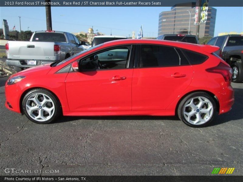 Race Red / ST Charcoal Black Full-Leather Recaro Seats 2013 Ford Focus ST Hatchback