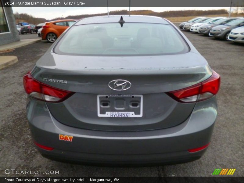Gray / Gray 2014 Hyundai Elantra SE Sedan