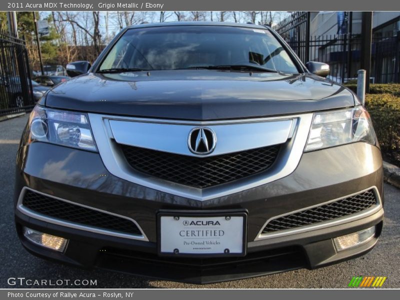 Grigio Metallic / Ebony 2011 Acura MDX Technology