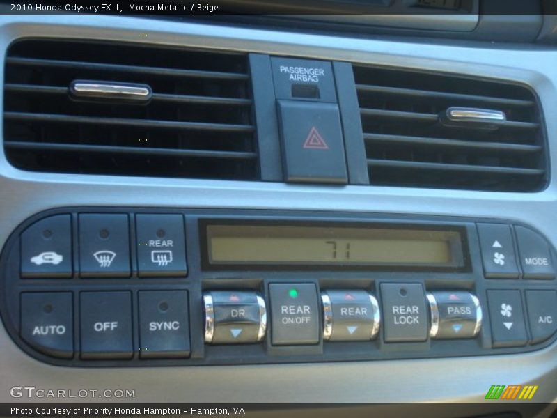 Mocha Metallic / Beige 2010 Honda Odyssey EX-L