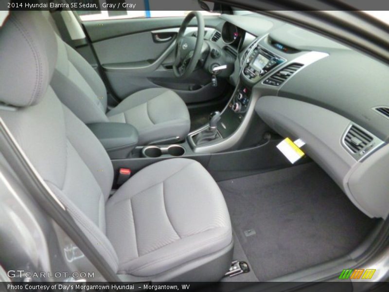 Front Seat of 2014 Elantra SE Sedan