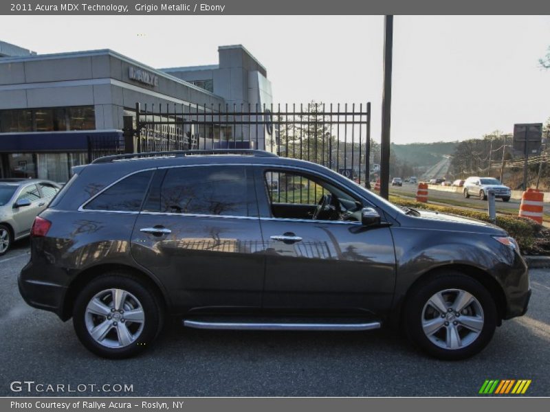 Grigio Metallic / Ebony 2011 Acura MDX Technology