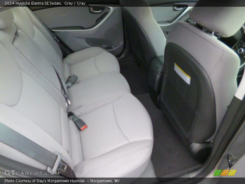 Rear Seat of 2014 Elantra SE Sedan