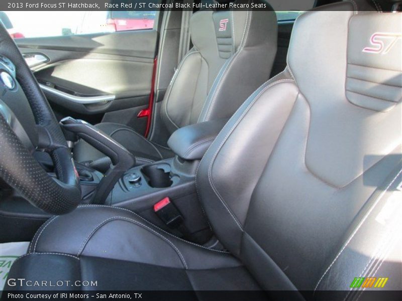 Race Red / ST Charcoal Black Full-Leather Recaro Seats 2013 Ford Focus ST Hatchback