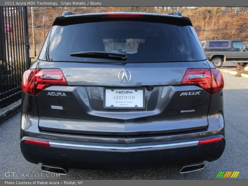 Grigio Metallic / Ebony 2011 Acura MDX Technology