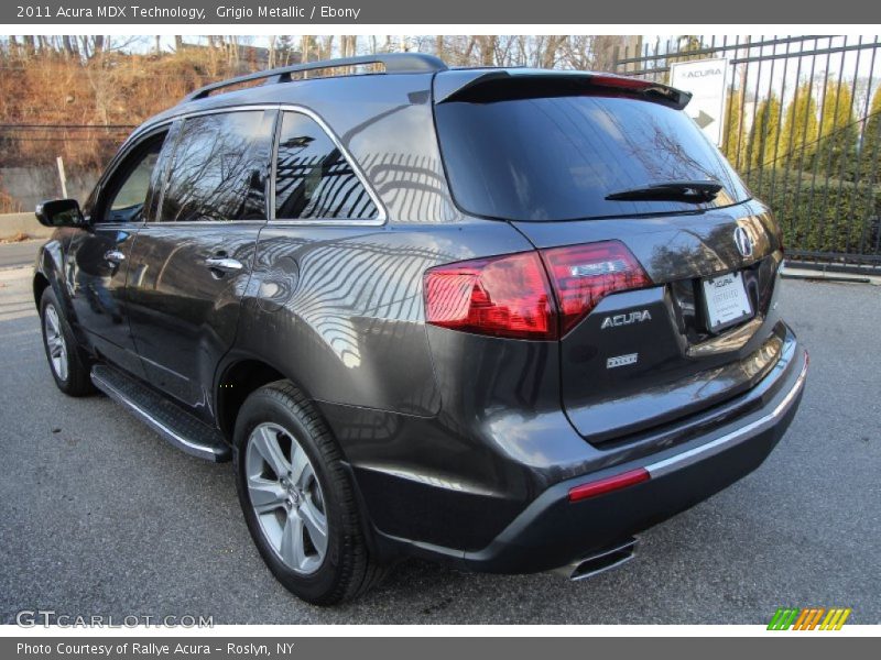 Grigio Metallic / Ebony 2011 Acura MDX Technology