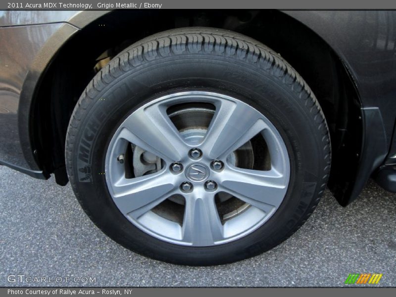 Grigio Metallic / Ebony 2011 Acura MDX Technology
