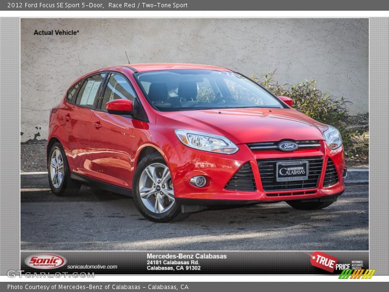 Race Red / Two-Tone Sport 2012 Ford Focus SE Sport 5-Door