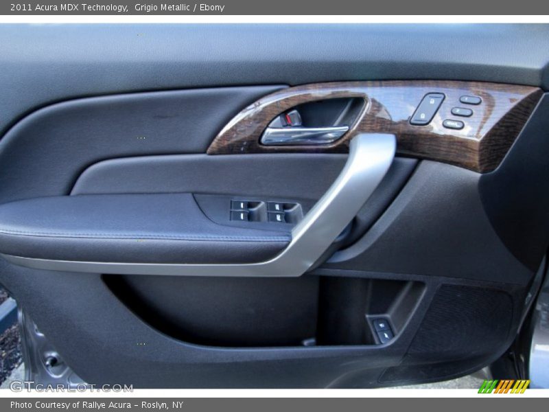 Grigio Metallic / Ebony 2011 Acura MDX Technology