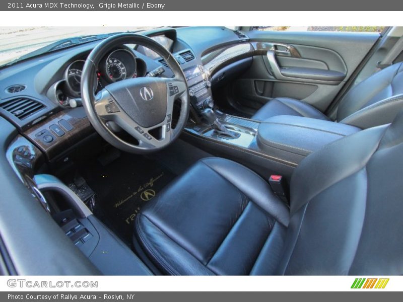Grigio Metallic / Ebony 2011 Acura MDX Technology