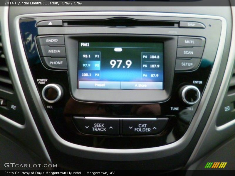 Controls of 2014 Elantra SE Sedan