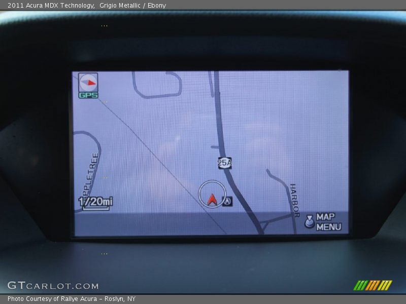 Grigio Metallic / Ebony 2011 Acura MDX Technology