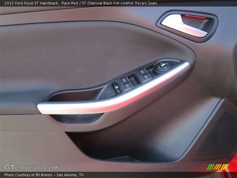 Race Red / ST Charcoal Black Full-Leather Recaro Seats 2013 Ford Focus ST Hatchback