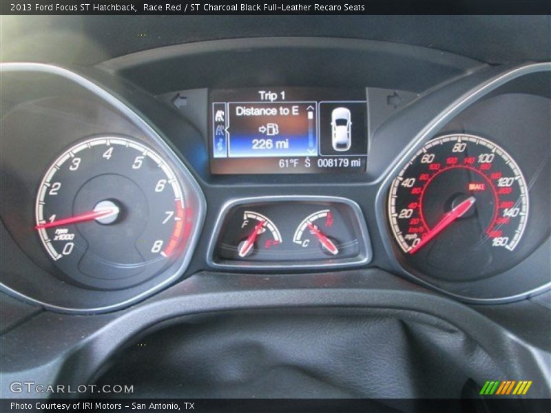 Race Red / ST Charcoal Black Full-Leather Recaro Seats 2013 Ford Focus ST Hatchback