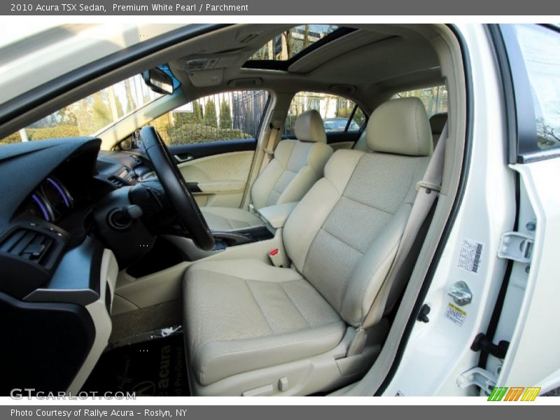 Premium White Pearl / Parchment 2010 Acura TSX Sedan