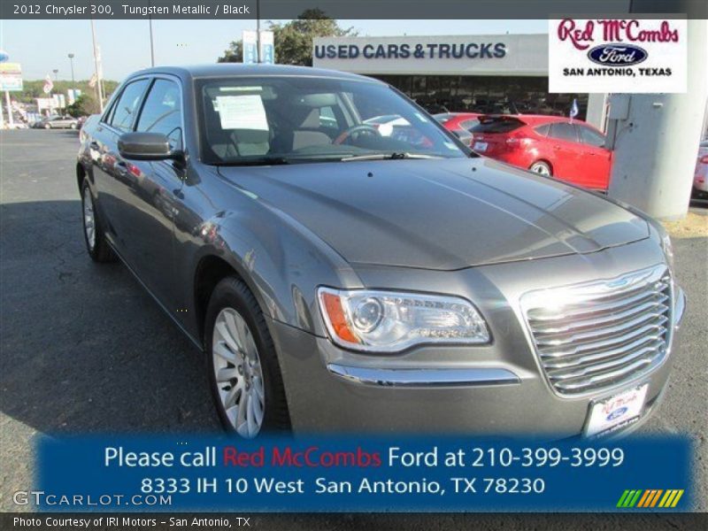 Tungsten Metallic / Black 2012 Chrysler 300
