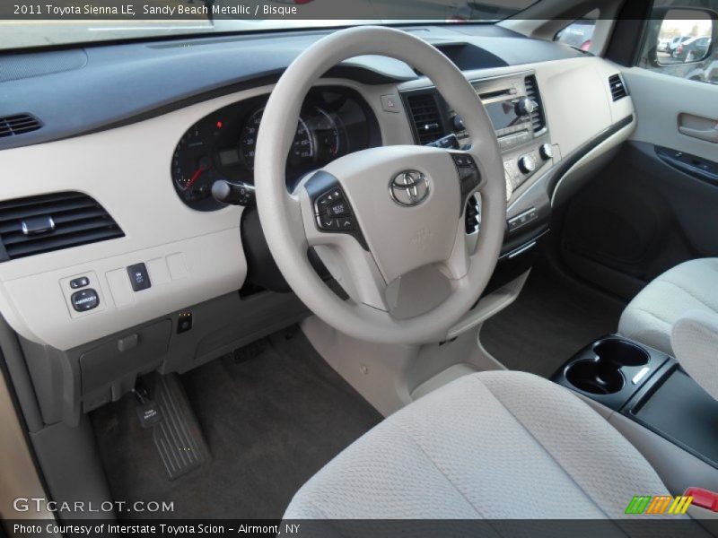  2011 Sienna LE Bisque Interior