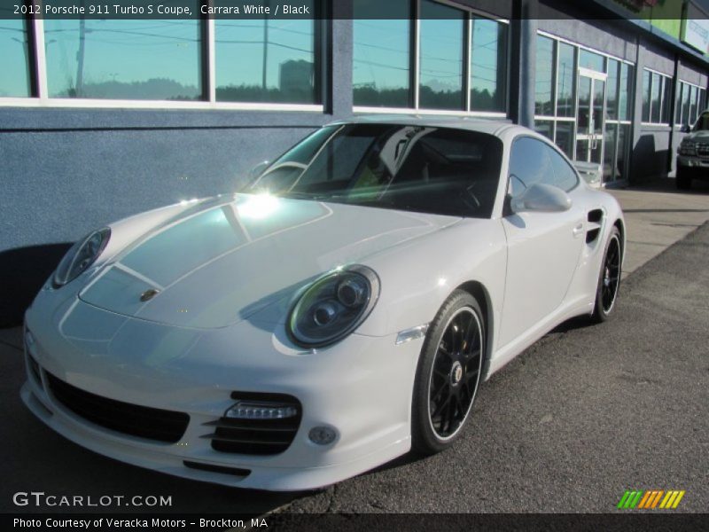 Carrara White / Black 2012 Porsche 911 Turbo S Coupe