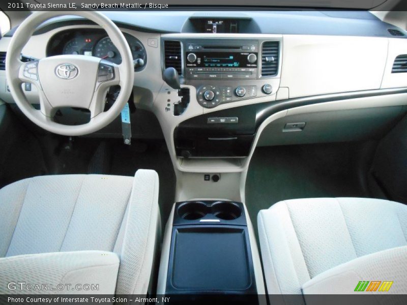 Dashboard of 2011 Sienna LE