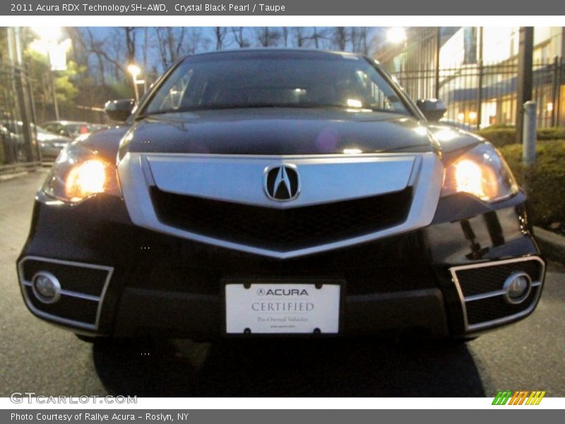 Crystal Black Pearl / Taupe 2011 Acura RDX Technology SH-AWD