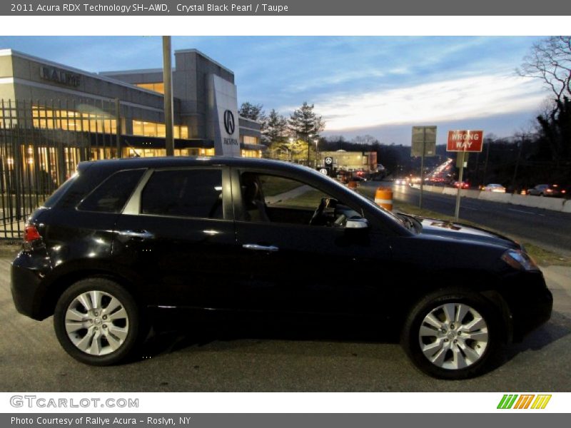 Crystal Black Pearl / Taupe 2011 Acura RDX Technology SH-AWD